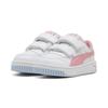 Sneaker PUMA "Carina Street Sneakers Mädchen", Kinder, Gr. 25, weiß pinkscape exotic rot pink, Obermaterial: Synthetik; Futter: Textil; Innensohle: Textil; Laufsohle: Gummi, Schuhe