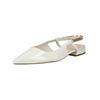 Ballerina HÖGL "Högl Ballerinas Leder", Damen, Gr. 38, beige (crema), Leder, casual, Schuhe