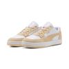 Sneaker PUMA "CAVEN 2.0 MONO", Gr. 40, puma weiß, canvas, puma gold, mehrfarbig, sportlich, Schuhe