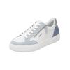 Sneaker REMONTE "Remonte Sneaker Leder", Damen, Gr. 39, blau (weiß, blau), Leder, casual, Schuhe