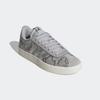 Sneaker ADIDAS SPORTSWEAR "VL COURT 3.0", Gr. 38, grau two, silber metallic, sanftes weiß, Leder, Textil, sportlich, Schuhe, Design auf den Spuren des adidas Samba