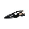 Ballerina HÖGL "Högl Ballerinas Leder", Damen, Gr. 39, schwarz, Leder, casual, Schuhe