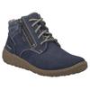 Winterboots JOSEF SEIBEL "Ruby 54", Damen, Gr. 38, blau (dunkelblau), Leder, casual, Schuhe, Freizeitschuh, Komfortschuh mit TEX-Membran