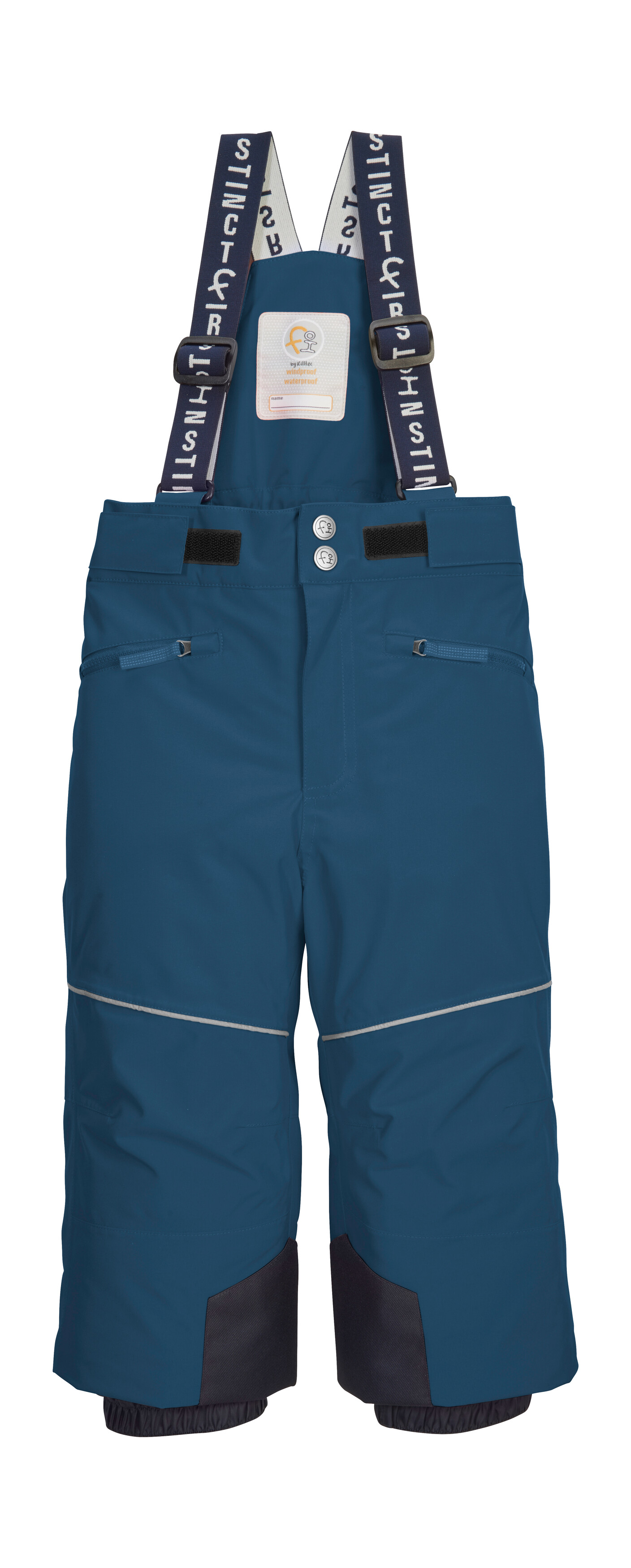 Skihose "FISW 48 MNS SKI PNTS", Kinder, Gr. 98/104, Normalgrößen, blau (dunkelpetrol), Oberstoff: 100% Polyester, Futter: 100% Polyester, Füllung: 100% Polyester, FIRST INSTINCT BY KILLTEC, Hosen, Wasser- und winddichte Schneehose mit... Image