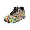 Sneaker SKECHERS "Skechers Sneaker Lederimitat", Damen, Gr. 38, bunt (multicolor), Lederimitat, casual, Schuhe