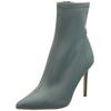 High-Heel-Stiefelette STEVE MADDEN "STEVE MADDEN Stiefelette Leder", Damen, Gr. 41, grau, Leder, casual, Schuhe