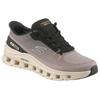 Slip-On Sneaker SKECHERS "ARCH FIT GLIDE-STEP PRO", Herren, Gr. 41, schwarz (taupe, schwarz), Textil, casual, Schuhe, Trainingsschuh, Laufschuh mit Glide-Step Sohle
