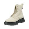 Schnürstiefelette G-STAR "G-Star RAW Stiefelette Leder", Damen, Gr. 41, beige, Leder, casual, Schuhe