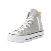 Sneaker CONVERSE "CHUCK TAYLOR ALL STAR LIFT PLATFORM", Gr. 40, grau area, weiß, schwarz, Textil, sportlich, Schuhe