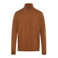 Rollkragenpullover BRAX "Style BENNO", Herren, Gr. XL (54), braun, 98% Baumwolle, 2% Elasthan, Langarm, Pullover