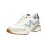 Sneaker MUSTANG SHOES "Mustang Shoes Sneaker Lederimitat", Damen, Gr. 40, bunt (weiß, grün), Lederimitat, casual, Schuhe