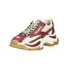 Sneaker STEVE MADDEN "STEVE MADDEN Sneaker Leder/Textil", Damen, Gr. 39, bunt (weiß, lila), Leder, Textil, casual, Schuhe