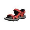 Sandale IMAC "Imac Sandalen Leder", Kinder, Gr. 38, rot (rot, schwarz), Leder, casual, Schuhe