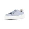 Sneaker GABOR COMFORT "Gabor Comfort Sneaker Leder", Damen, Gr. 38,5, blau (blau, weiß), Leder, casual, Schuhe
