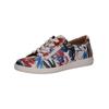 Sneaker CAPRICE "Caprice Sneaker Leder", Damen, Gr. 37, blau (weiß, blau), Leder, casual, Schuhe