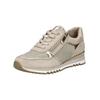Sneaker MARCO TOZZI "Marco Tozzi Sneaker Lederimitat/Textil", Damen, Gr. 38, beige (beige, gold), Lederimitat, Textil, casual, Schuhe