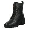 Schnürstiefelette PIKOLINOS "PIKOLINOS Stiefelette Leder/Textil", Damen, Gr. 40, schwarz, Leder, Textil, casual, Schuhe
