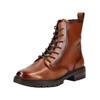 Schnürstiefelette ARA "Ara Stiefelette Glattleder", Damen, Gr. 39, braun, Glattleder, casual, Schuhe