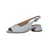 Peeptoepumps PETER KAISER "Peter Kaiser Pumps Leder", Damen, Gr. 40,5, weiß, Leder, casual, Schuhe