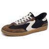 Slip-On Sneaker SKECHERS "HOTSHOT-EVERYDAY EASE", Damen, Gr. 39, braun (schwarz, braun), Nylon, Veloursleder, Lederimitat, sportlich, Schuhe, Retro Sneaker, Schnürschuh mit Slip-ins