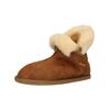 Hausschuh SHEPHERD "Shepherd Hausschuhe Leder", Damen, Gr. 41, braun (cognac), Leder, casual, Schuhe