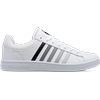 Sneaker K-SWISS "COURT WINSTON", Gr. 45, weiß, schwarz gradient, weiß, Leder, sportlich, Schuhe