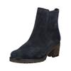 Stiefelette GABOR COMFORT "Gabor Comfort Stiefelette Veloursleder", Damen, Gr. 42, blau (dunkelblau), Veloursleder, casual, Schuhe