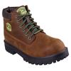 Schnürstiefel SKECHERS "SERGEANTS JOHN DEERE-DOZER", Herren, Gr. 44, braun (braun, grün), Leder, kontrastfarbene Details, casual, Schuhe, Boots mit John Deere Collaboration