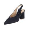 Pumps HÖGL "Högl Pumps Samt", Damen, Gr. 41,5, blau (dunkelblau), Textil, elegant, Schuhe