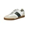 Sneaker BULLBOXER "Bullboxer Sneaker Leder/Textil", Herren, Gr. 45, bunt (weiß, grün), Leder, Textil, casual, Schuhe