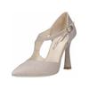 Pumps NERO GIARDINI "Nero Giardini Pumps Textil", Damen, Gr. 37, grau (taupe), Textil, elegant, Schuhe