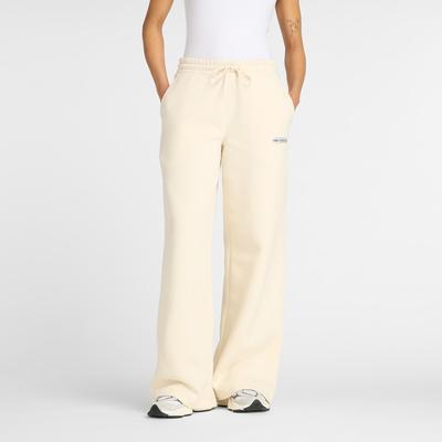 Jogginghose NEW BALANCE, Damen, Gr. XS, N-Gr, linen (106), Obermaterial: 60% Baumwolle, 40% Polyester, sportlich, Hosen Image
