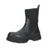 Stiefelette STEVE MADDEN "STEVE MADDEN Stiefelette Leder", Damen, Gr. 40, schwarz, Leder, casual, Schuhe