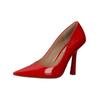 High-Heel-Pumps STEVE MADDEN "STEVE MADDEN Pumps Lederimitat", Damen, Gr. 40, rot lack, Lederimitat, casual, Schuhe