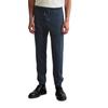 Jerseyhose MARC O'POLO "aus recycelter Baumwolle", Damen, Gr. XS, Normalgrößen, blau (schwarz navy), Obermaterial: 100% Baumwolle, unifarben, casual, regular fit normal, Hosen