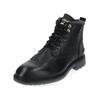 Schnürstiefelette PANTOFOLA D´ORO "Pantofola d'Oro Stiefelette Leder", Gr. 41, schwarz, Leder, casual, Schuhe
