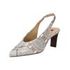 High-Heel-Pumps HÖGL "Högl Pumps Leder", Damen, Gr. 39, grau (taupe), Leder, casual, Schuhe
