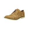 Schnürschuh BUGATTI "bugatti Businessschuhe Veloursleder", Herren, Gr. 41, beige (sand), Veloursleder, elegant, Schuhe