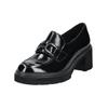 Pumps GABOR "Gabor Pumps Leder", Damen, Gr. 40, schwarz (schwarz lack), Leder, casual, Schuhe