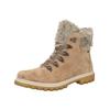 Schnürstiefelette LEGERO "Legero Stiefelette Veloursleder", Damen, Gr. 39, beige, Veloursleder, casual, Schuhe