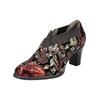 Stiefelette LAURA VITA "LAURA VITA Stiefelette Leder/Textil", Damen, Gr. 38, rot, Leder, Textil, casual, Schuhe
