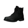 Schnürstiefelette BULLBOXER "Bullboxer Stiefelette Leder/Textil", Herren, Gr. 41, navy, schwarz, Leder, Textil, casual, Schuhe