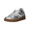 Sneaker GABOR COMFORT "Gabor Comfort Sneaker Nappaleder", Damen, Gr. 38, silber, Nappaleder, casual, Schuhe