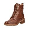 Schnürstiefelette PIKOLINOS "PIKOLINOS Stiefelette Leder", Damen, Gr. 38, braun (mittelbraun), Leder, casual, Schuhe