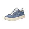 Sneaker TAMARIS "Tamaris Sneaker Leder/Textil", Damen, Gr. 39, blau (denim), Leder, Textil, casual, Schuhe