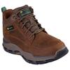 Schnürstiefel SKECHERS "RESPECTED JOHN DEERE-LANDIN", Herren, Gr. 47,5, braun (dunkelbraun), Leder, casual, Schuhe, Boots mit John Deere Collaboration