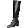 Stiefel HÖGL "Högl Stiefel Leder", Damen, Gr. 40, schwarz, Leder, casual, Schuhe