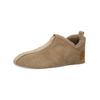 Hausschuh SHEPHERD "Shepherd Hausschuhe Leder", Damen, Gr. 40, grau, Leder, casual, Schuhe