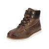 Schnürstiefelette PANTOFOLA D´ORO "Pantofola d'Oro Stiefelette Leder", Gr. 41, braun, Leder, casual, Schuhe