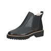 Ankleboots PAUL GREEN "Paul Green Stiefelette Glattleder", Damen, Gr. 38,5, schwarz, Glattleder, casual, Schuhe